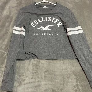 Gray Hollister Long Sleeved Tee